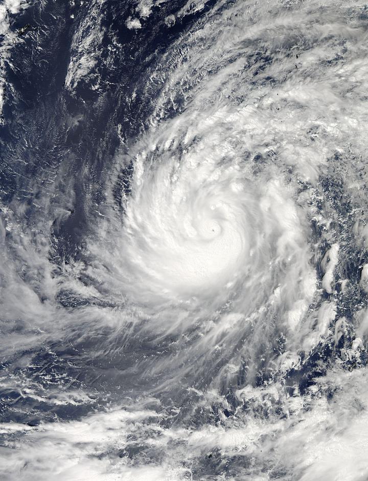 NASA's Aqua Satellite Image of Typhoon Phanfone