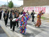 A Brass Band Accompanies a Dance-Drama Troupe in Peru