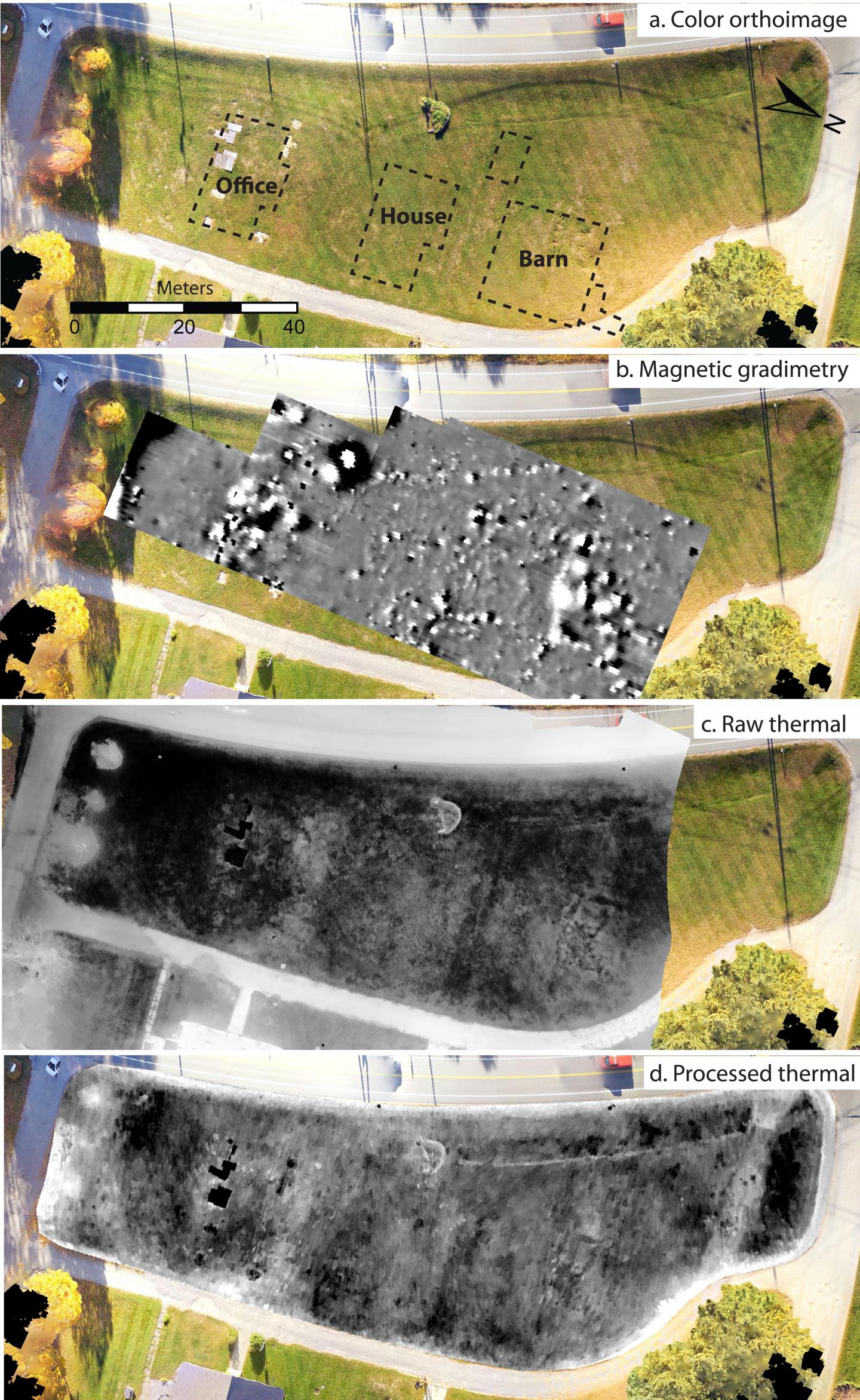 Images of Survey Areas at the Shaker Village in Enfield, N.H.