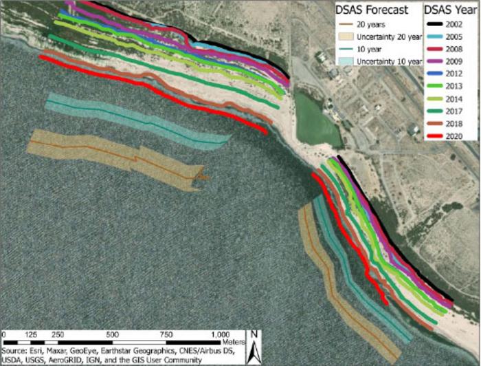 Salton Seam shoreline map