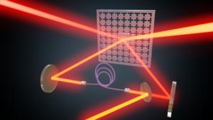 Cooling membranes with a laser