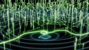 Photonic computation with sound waves