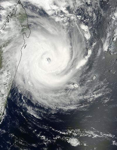 NASA's Terra Satellite Image of Cyclone Giovanna