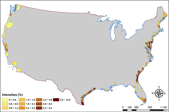 Tidal Flat Erosion 1985 to 2015