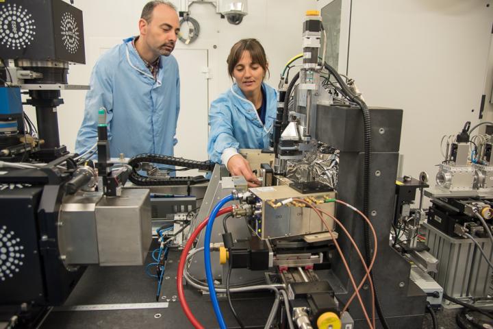 Boaz Pokroy During Experiment at the ESRF