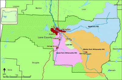 Upper Willamette River Basin, Oregon