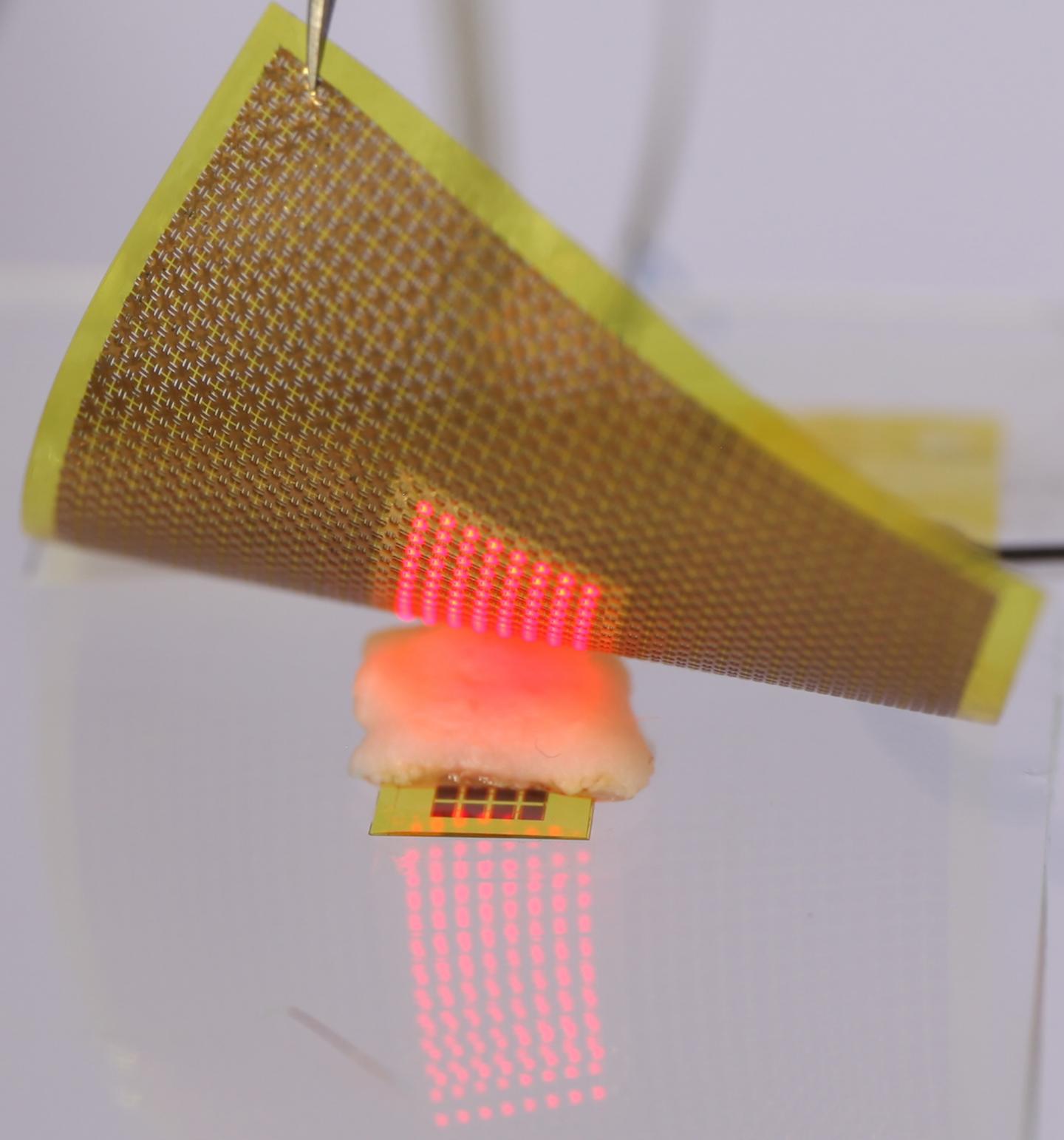 Skin-Attachable Light-Emitting Patch