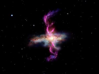 Galaxy with Molecular Outflow