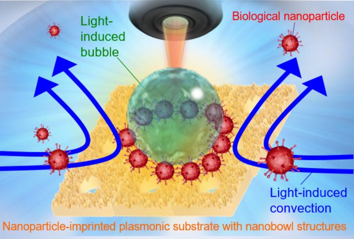 Using a light-induced immunoassay to detect viruses