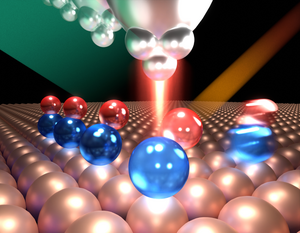 Tip-induced bond weakening, tilting, and hopping of a single CO molecule on Cu(100)