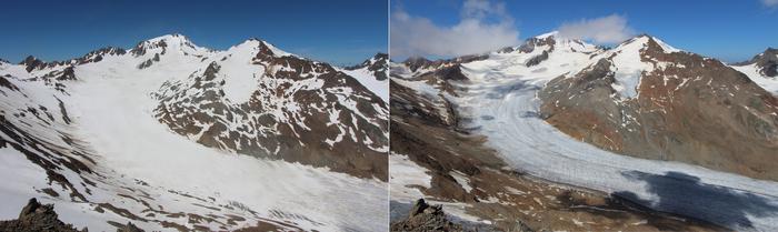 View of Hintereisferner Glacier