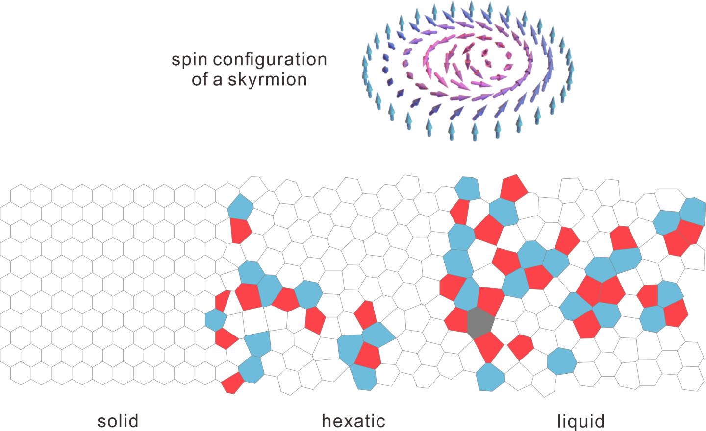 Spin Configuration of a Skyrmion and Voronoi Tessellation of Representative Skyrmion Lattice