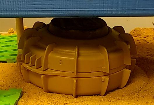 Researchers Demonstrate a VS-50 Antipersonnel Landmine Being Tested by the System.