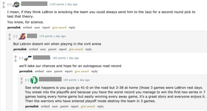 NBA on Reddit