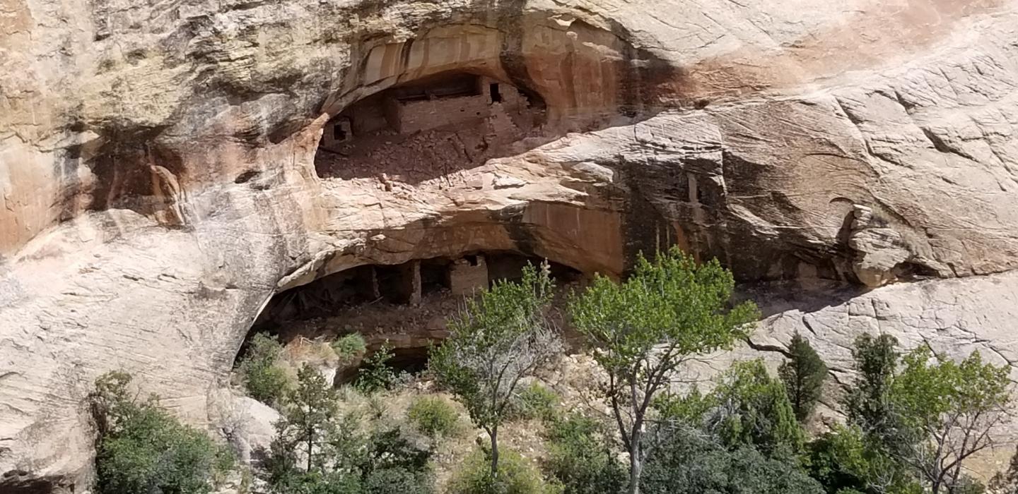 A two-story Puebloan habitation in the Bears Ears region of southeastern Utah.