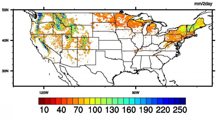 Snowmelt Map