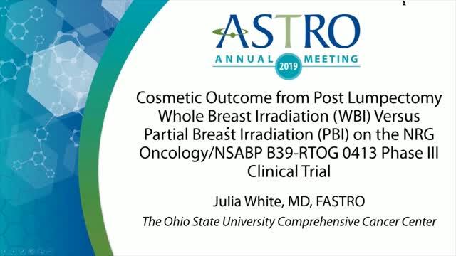 ASTRO 2019 News Briefing: Dr. Julia White