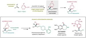 Chiral nickel-catalysed system