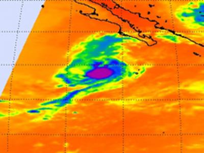 Infrared Imagery Sees Marty Elongating