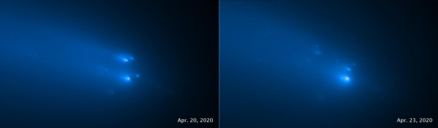 Hubble images of comet C/2019 Y4 (ATLAS)