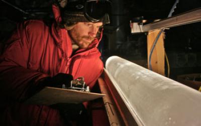 Ice Core from the West Antarctic Ice Sheet Divide