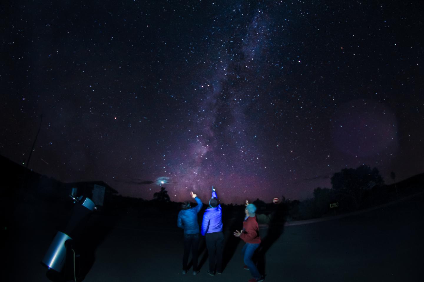 The Milky Way over Dead Horse State Park