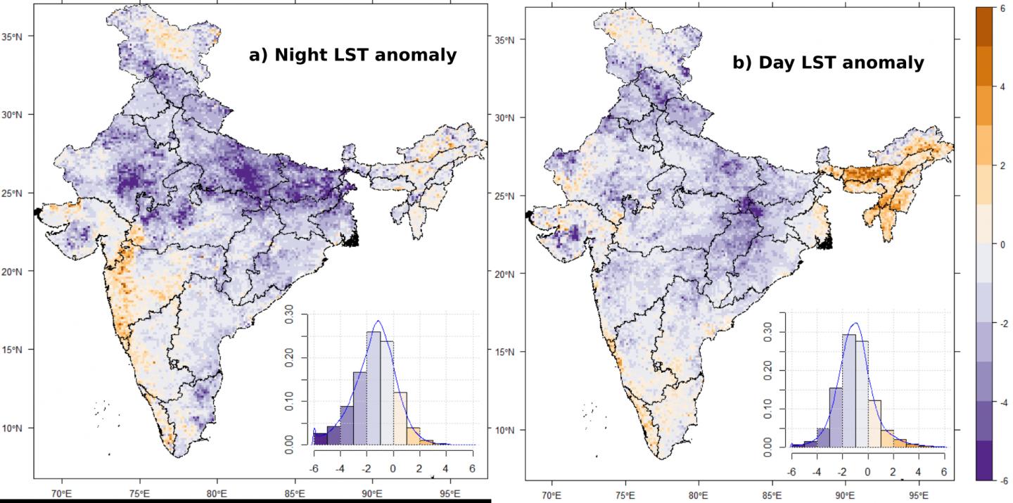 MODIS LST Anomalies