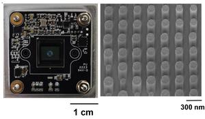 Camera and metalens