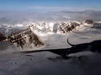 Mountains and Sea Ice Near Thule Air Base, Greenland