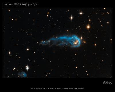 NASA's Hubble Sees a Cosmic Caterpillar