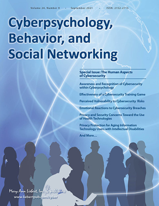 Cyberpsychology, Behavior, and Social Networking