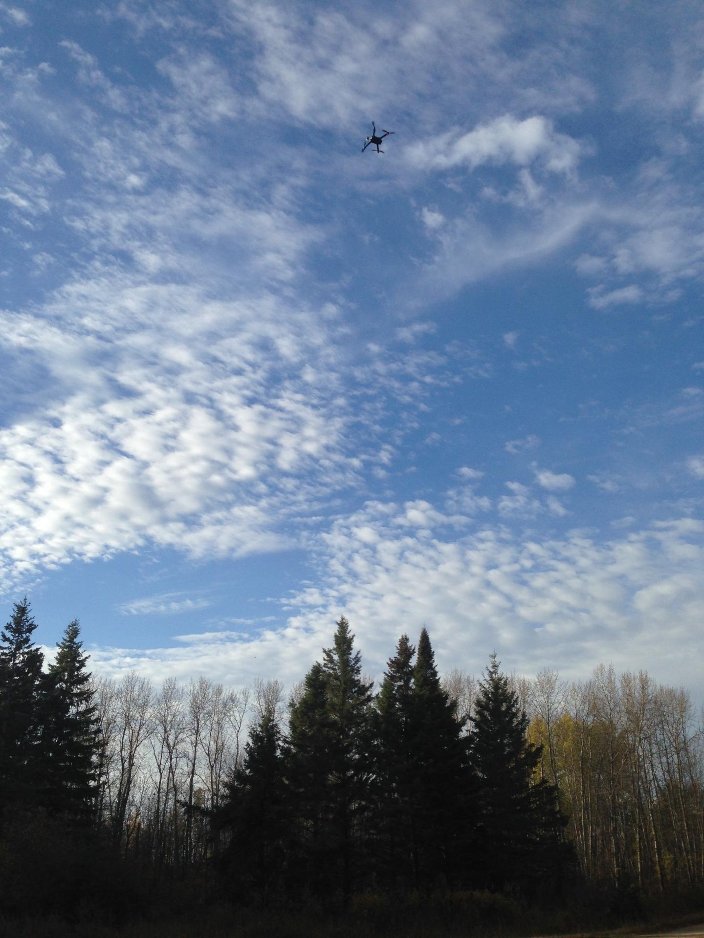 UAV in Flight