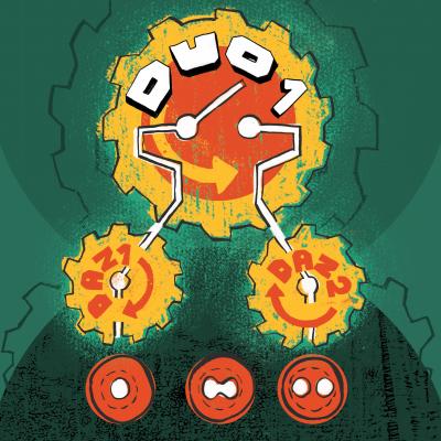 Artist's Interpretation of the Genetic Circuit