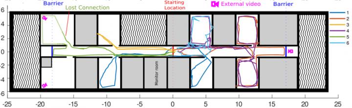 Swarm Drones Trajectories