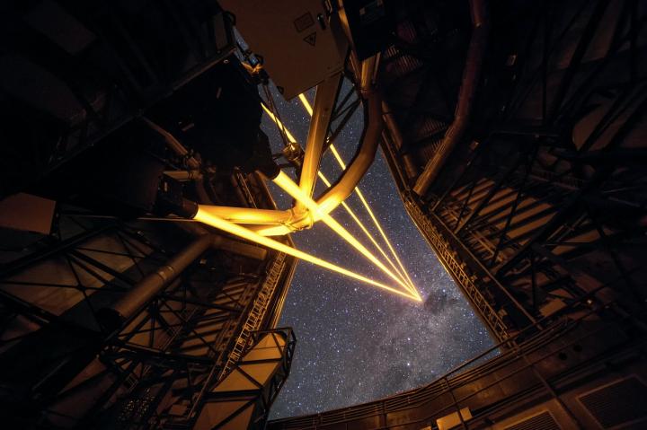 Most Powerful Laser Guide Star System in the World Sees First Light at the Paranal Observatory