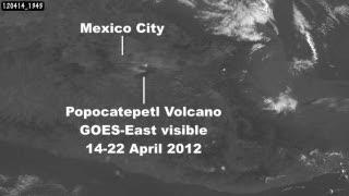 NASA Movie of Mexico's Popocatepetl Volcano