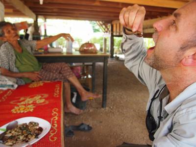 Mark Hoddle Eats Insect Larvae
