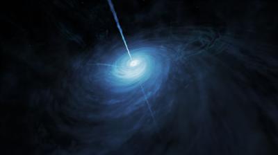 Artist's Impression of a Quasar