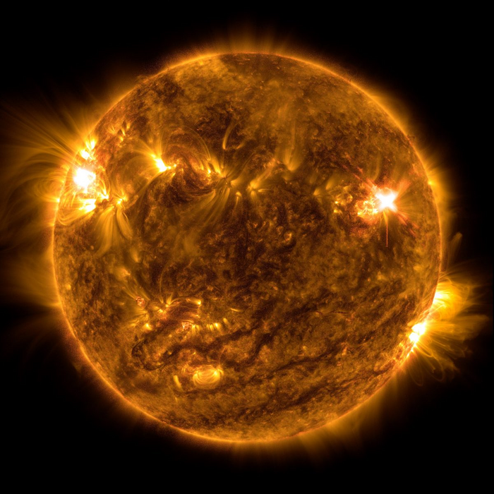 Sun Releases Strong Solar Flare