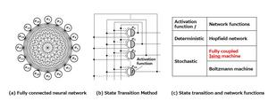 Structure of a fully coupled neural network