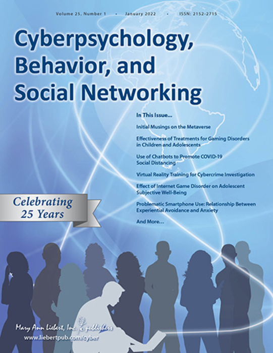 Cyberpsychology, Behavior, and Social Networking