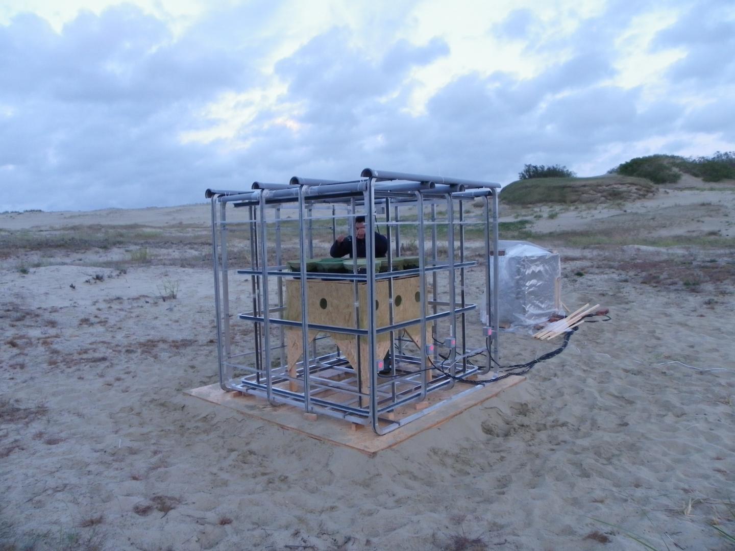 Experimental Magnetic Coil System (1 of 2)