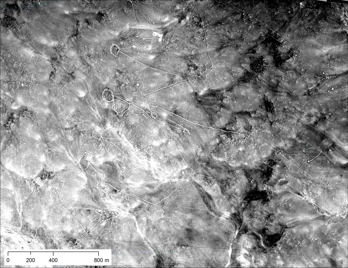 Desert Kites Visible in U2 Spy Images