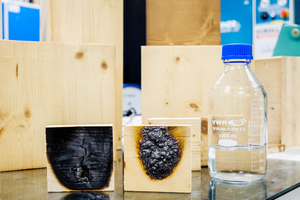 NTU Singapore scientists invent invisible coating that makes wood “fireproof”