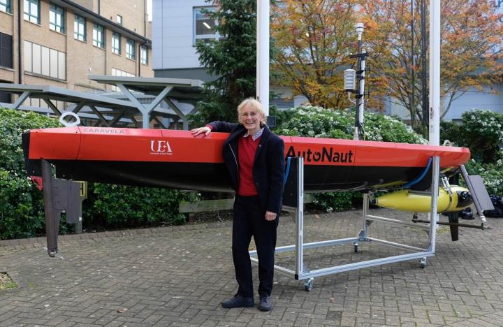 Professor Karen Heywood and Caravela
