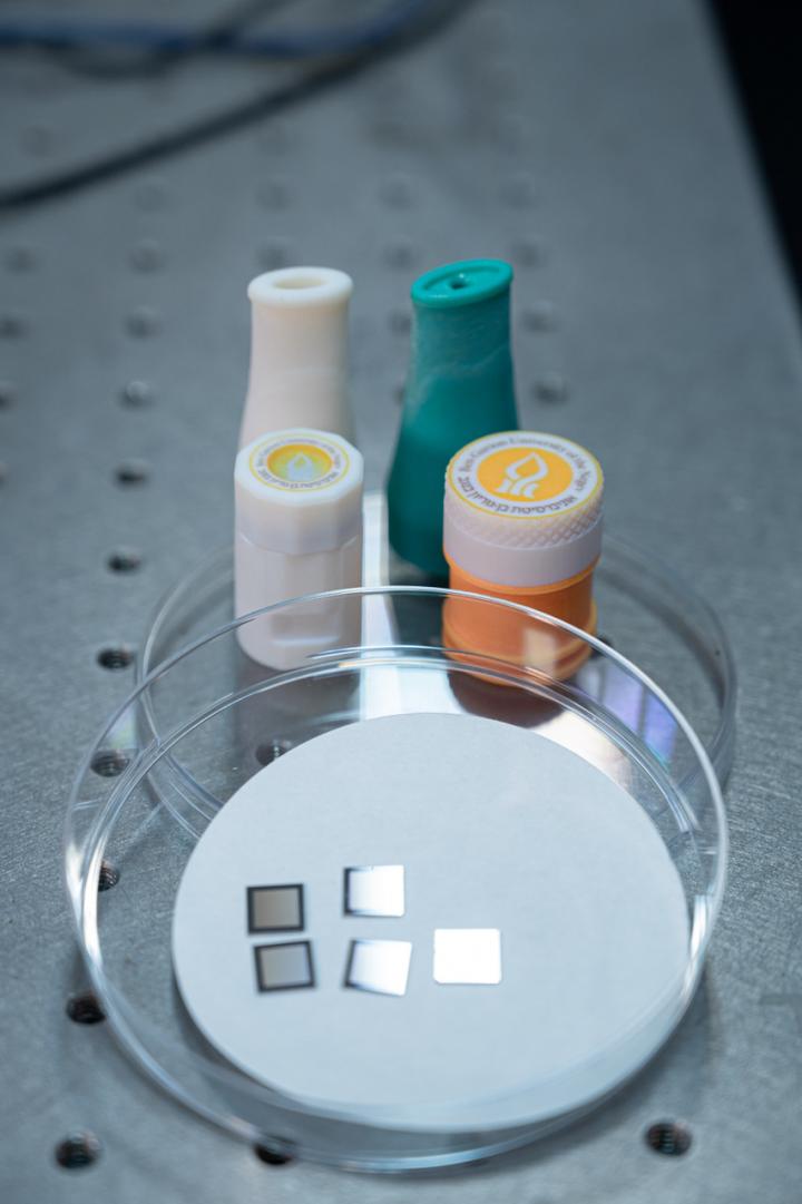 Nano chip and container for one minute test