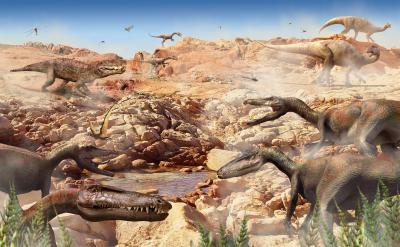Dinosaurs in the Triassic