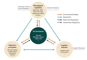 Multi-dimensional correlation model between human and environment