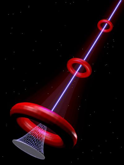 Illustration of Dressed Filament that Fuels Laser