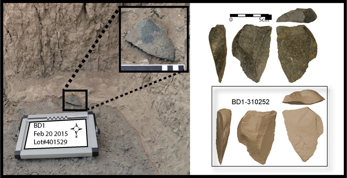 A Large Stone Tool Recovered from Sediments in the Ledi-Geraru Region of Ethiopia